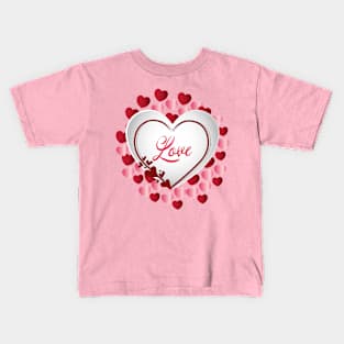 Love makes the world go round Kids T-Shirt